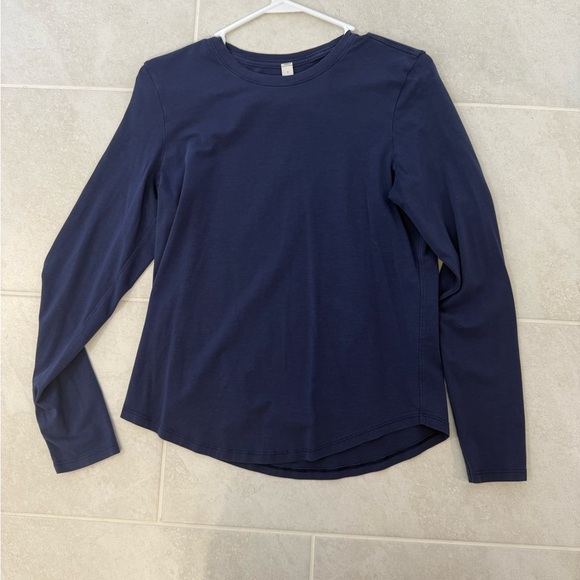 lululemon athletica Tops - Lululemon Athletica Deep Blue Long Sleeve Top